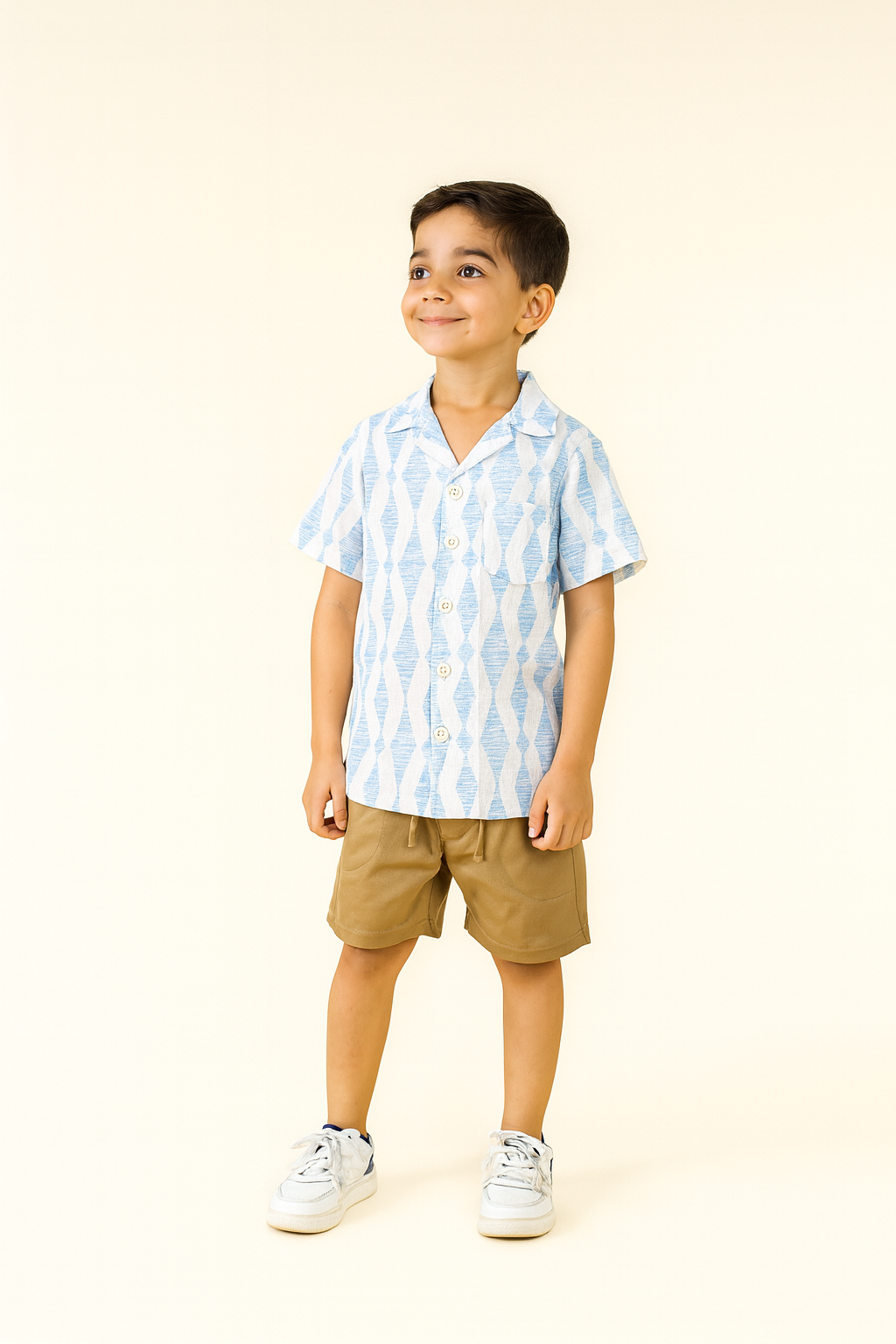 Conjunto Camisa Lino Estampada (OPCIÓN 4)