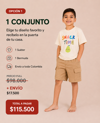 Conjunto Snack Time (Opcion 2)