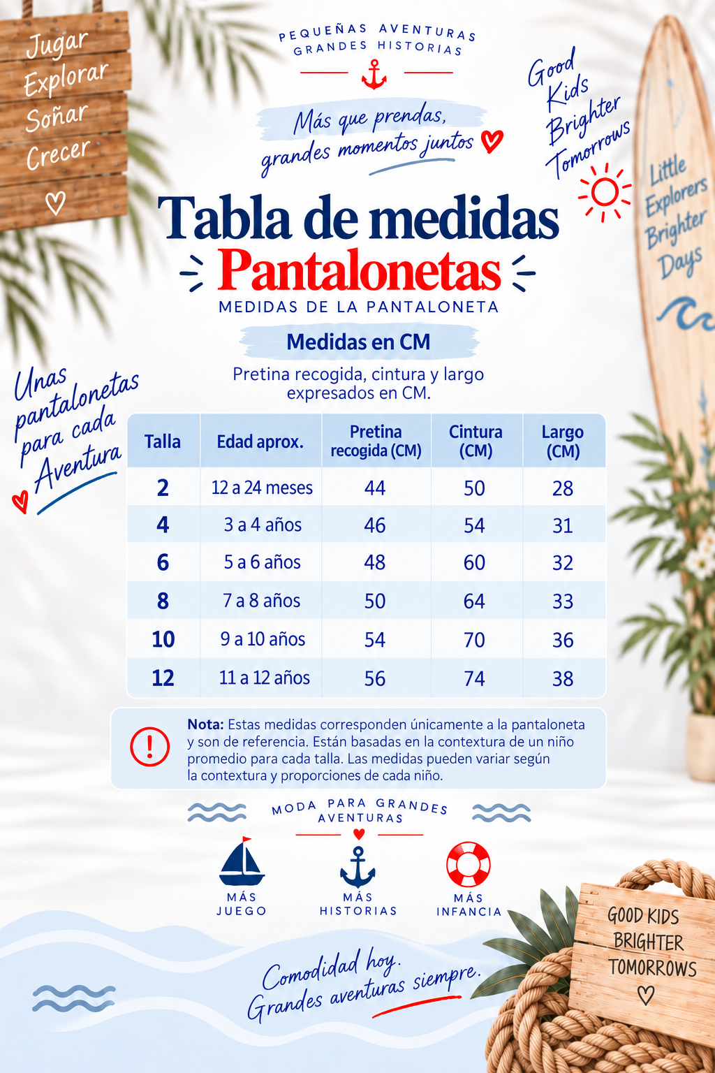 Combo x 3 Pantalonetas + 3 Camisetas basicas