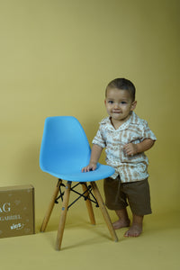Conjunto camisa lino estampada
