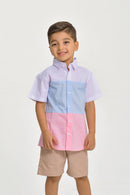 Camisa de niño arcoiris