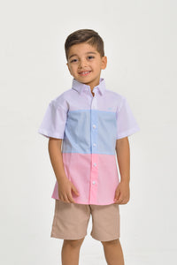 Camisa de niño arcoiris