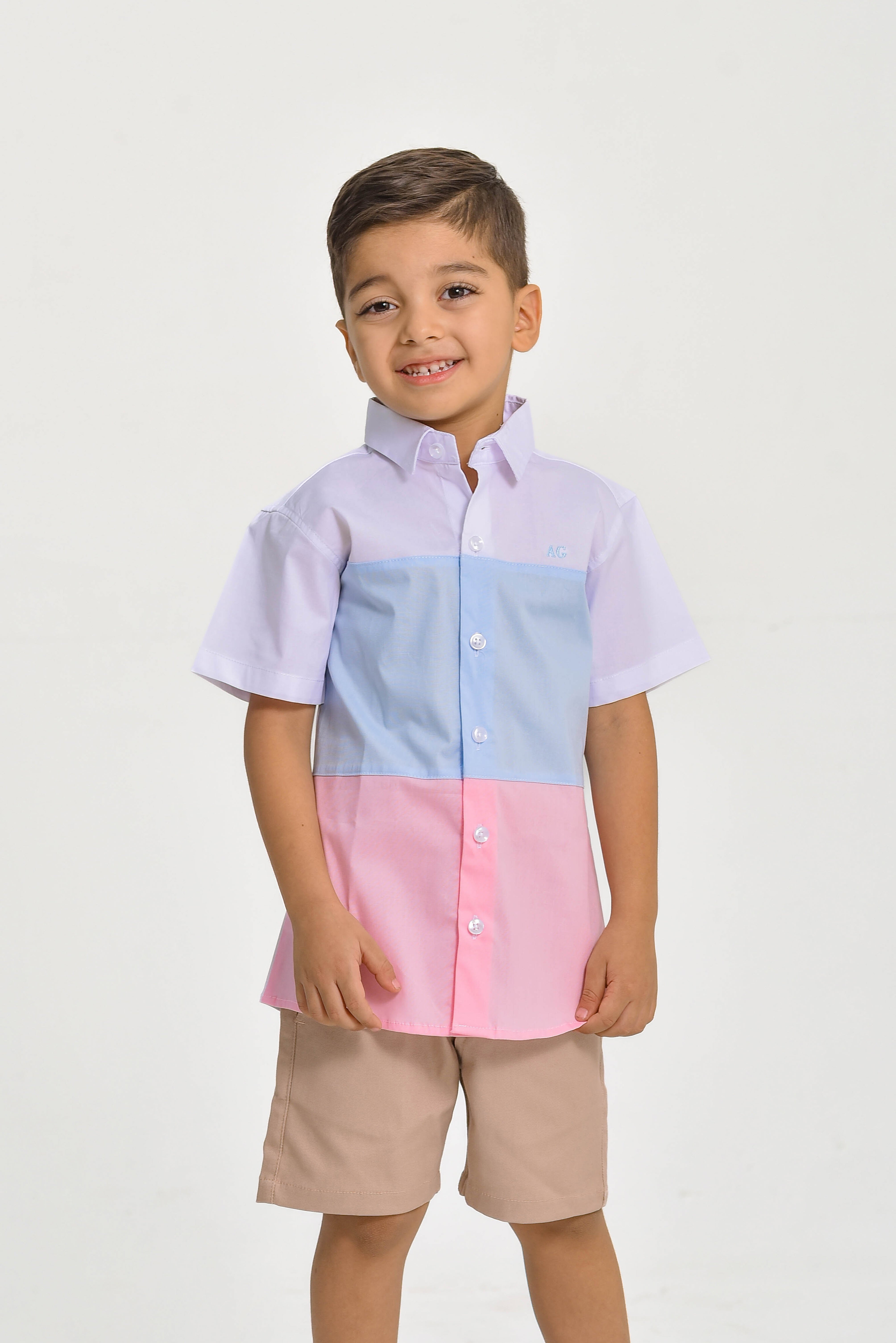 Camisa de niño arcoiris