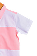 Conjunto camisa dos bloques rosado