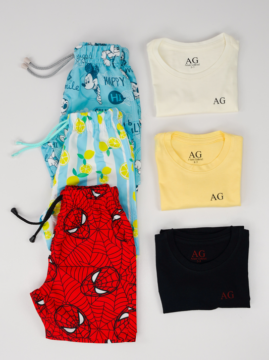 Combo X3 pantaloneta + básico.