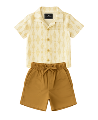 Conjunto Camisa Lino Estampada (opción 5)