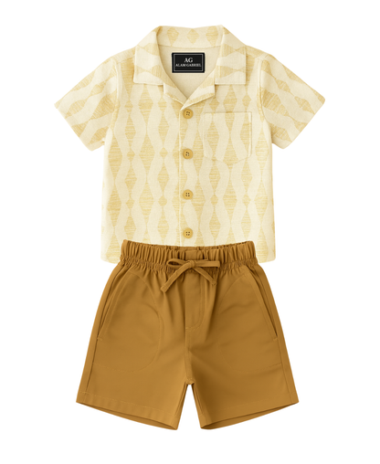 Conjunto Camisa Lino Estampada (opción 5)