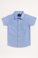 camisa de niño celeste 353