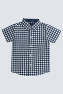Camisa de Niño Cuadros Negros