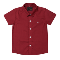 Set camisero pantalón bermuda y camisa Vinotinto