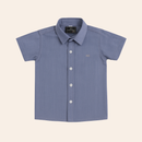 Camisa En Lino Milane Azul