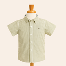 Camisa rayas verde de Niño