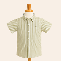 Camisa rayas verde de Niño