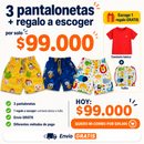 Combo x 3 Pantalonetas + Regalo
