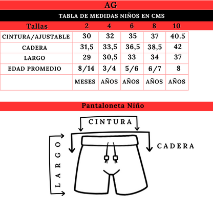 Pantaloneta marinera