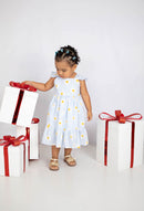 Vestido Margarita Celeste