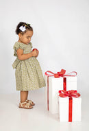 Vestido De Niña Verde Primavera