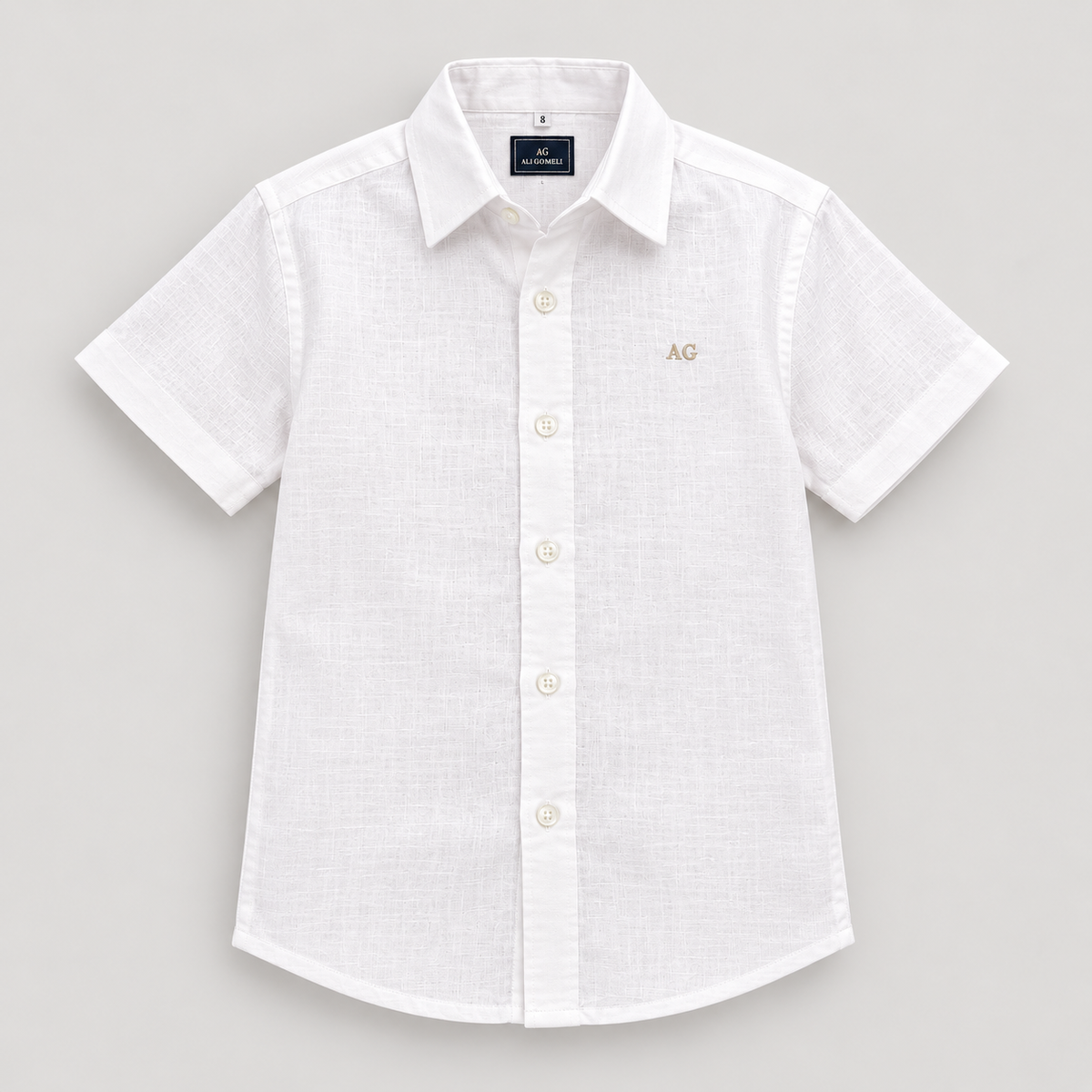 Camisa en Lino Paola Blanca