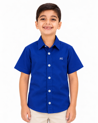 Camisa de niño manga corta rey