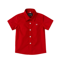 Set camisero pantalón bermuda y camisa rojo