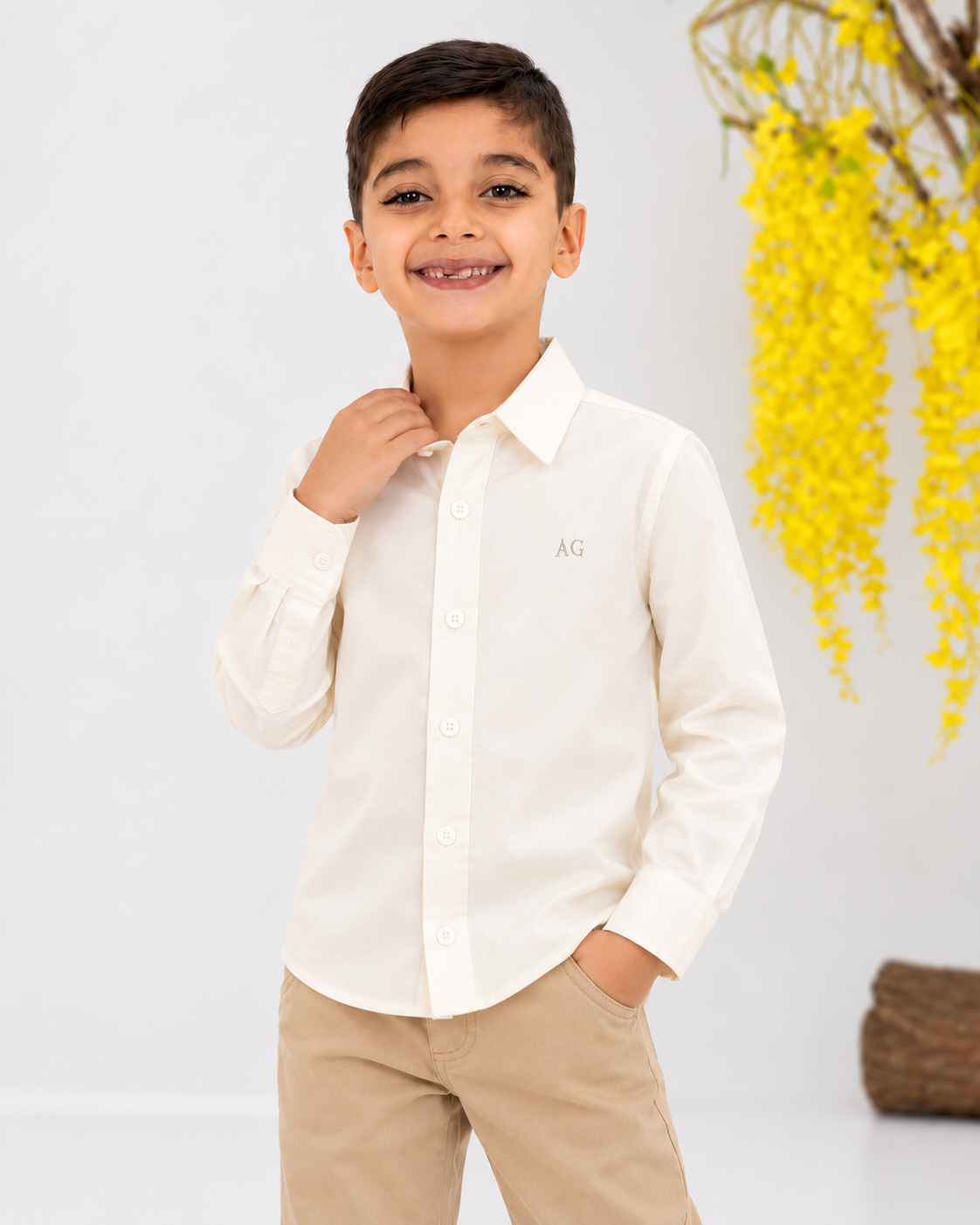 Camisa Manga larga Blanca