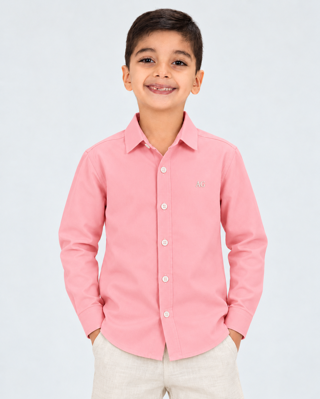 Camisa Manga larga Rosada
