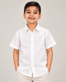 Camisa en Lino Paola Blanca