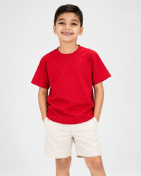 Camiseta Tela Pesada Roja