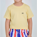 Suéter básico Amarillo Pastel