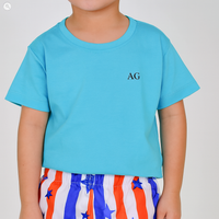 Suéter básico celeste