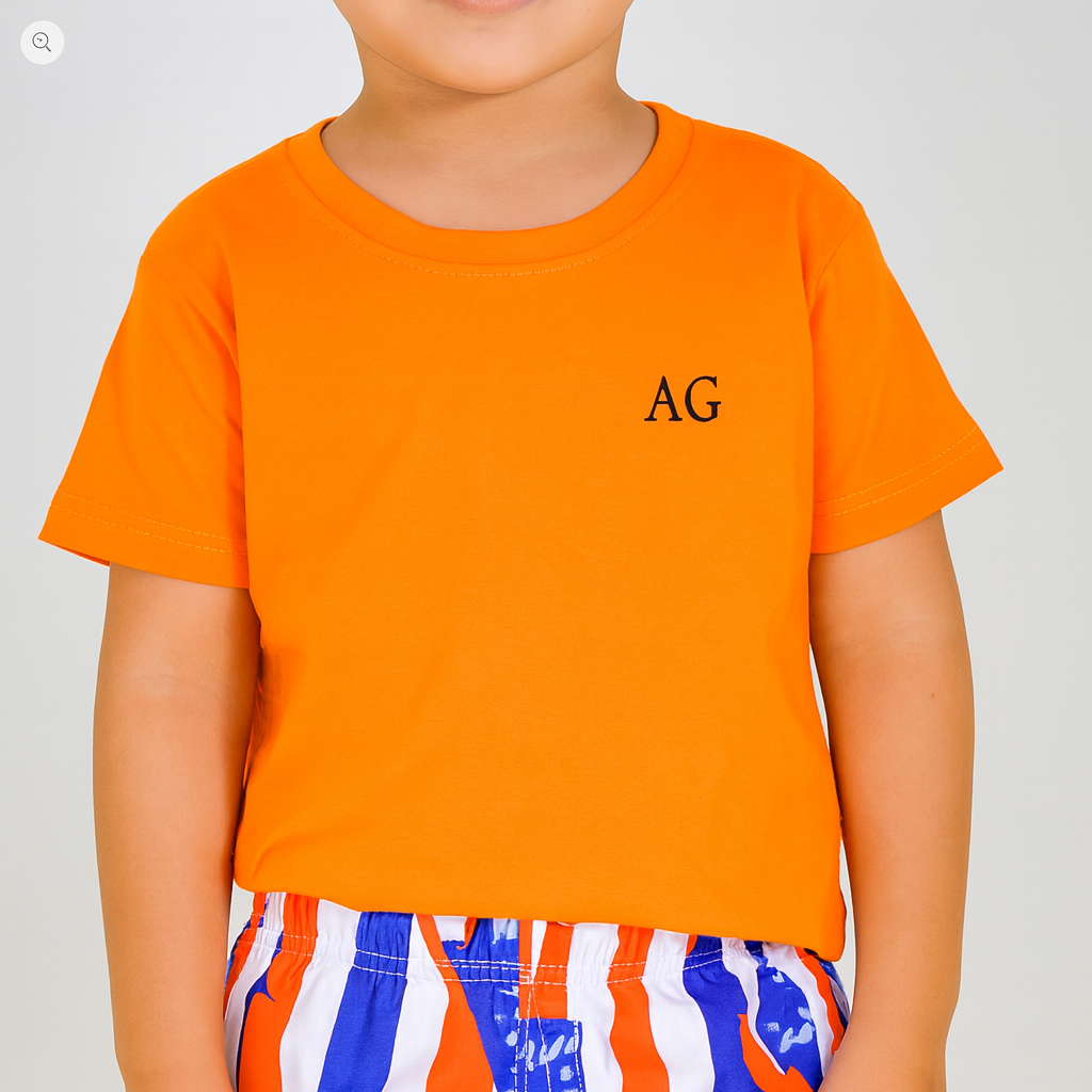 Suéter básico naranja