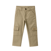 Pantalón Cargo Drill Beige