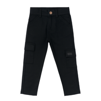 Pantalón Cargo Dril Negro
