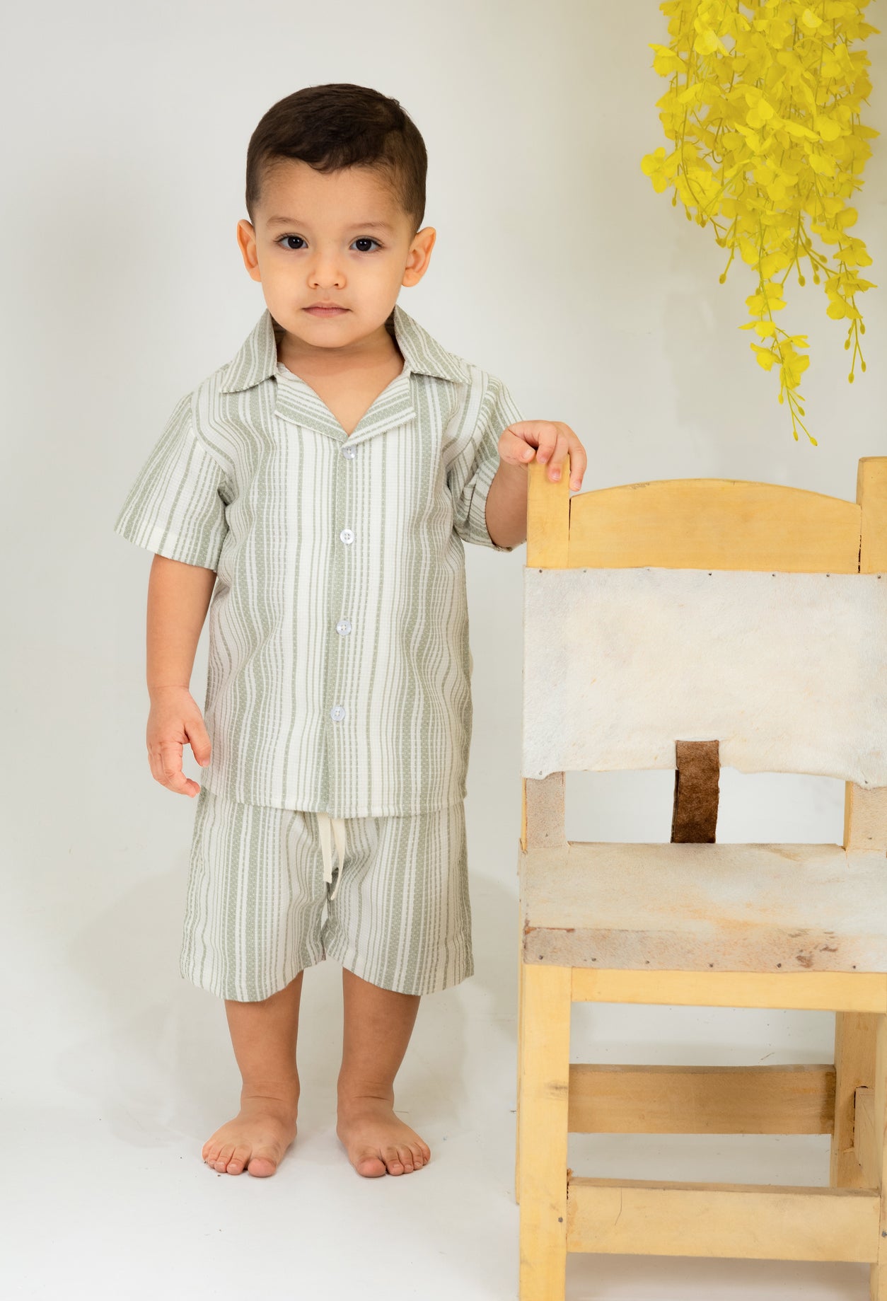 Combo Conjunto Gaby Verde + Bermuda Cargo Verde