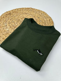 Suéter Burdas Verde Militar